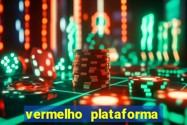 vermelho plataforma de jogos